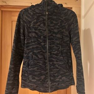 lululemon athletica Black Camouflage Utility Jacket
